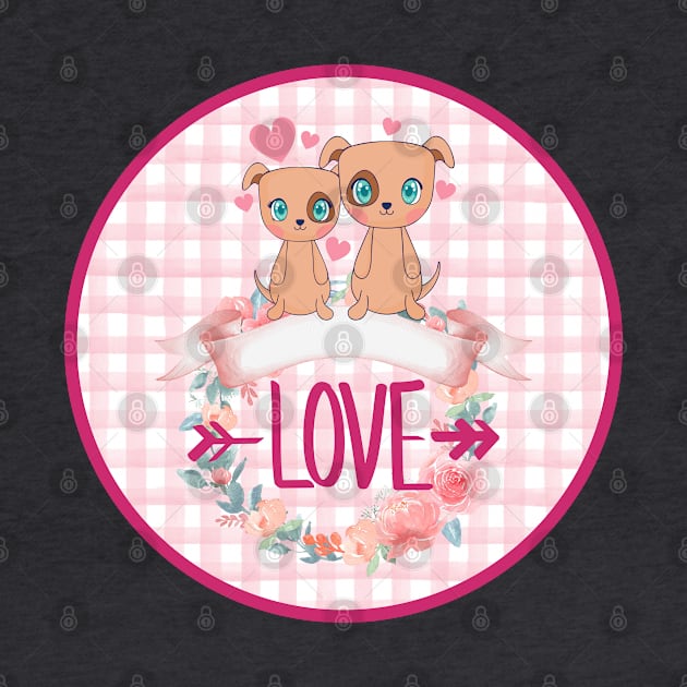 LOVE Cute Puppies dogs by O.M design